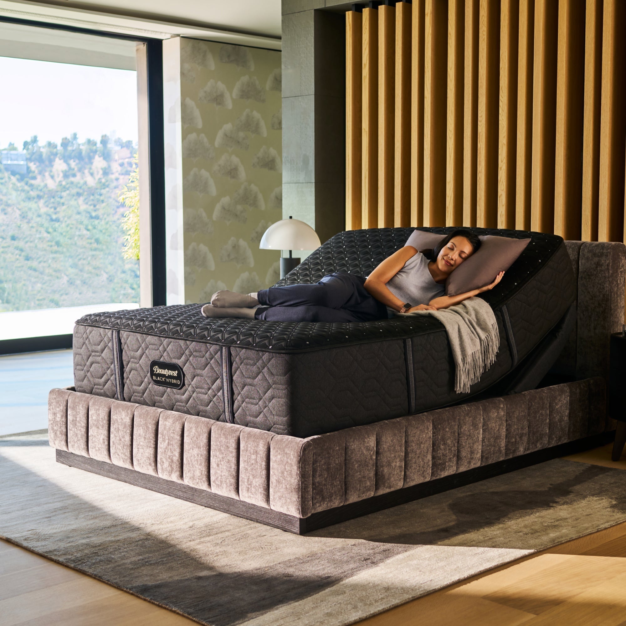 Beautyrest Black Series Three on an adjustable base