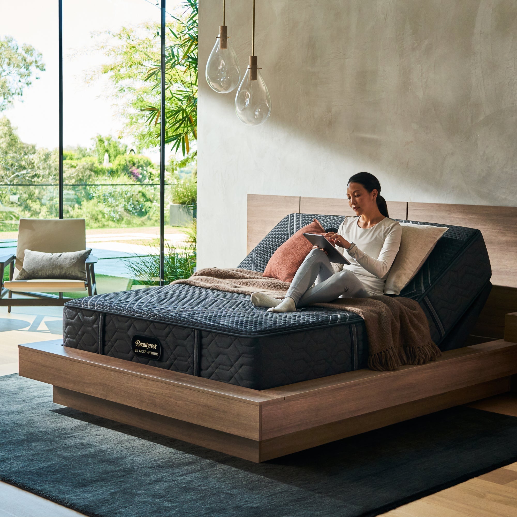 Beautyrest Black Series One on an adjustable base